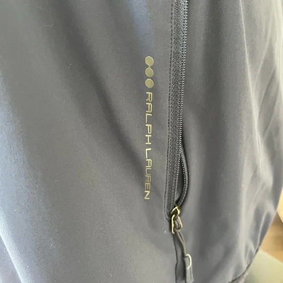 RALPH LAUREN RLX Navy Blue Full Zip Pullover Lightweight Golf Performance XLarge